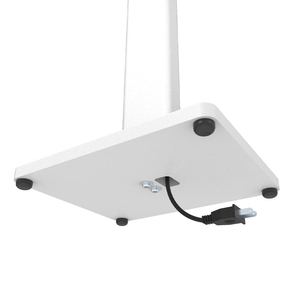 Kanto St34w 34" Universal Bookshelf Speaker Floor Stand White Pair Speaker Mounts & Stands