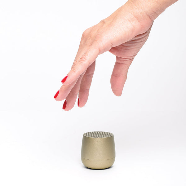 Lexon Mino+ Mini Bluetooth Speaker Gold Audio Docks & Mini Speakers