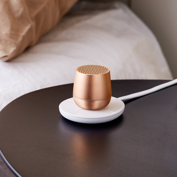 Lexon Mino+ Mini Bluetooth Speaker Gold Audio Docks & Mini Speakers