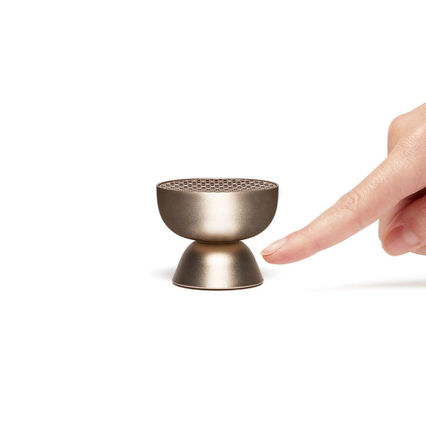 Lexon Tamo Infinitely Pairable Bluetooth Speaker Gold Audio Docks & Mini Speakers