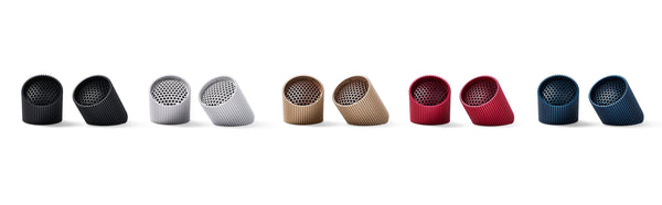 Lexon Ray Set Of Magnetic Bluetooth Speakers Gold Audio Docks & Mini Speakers