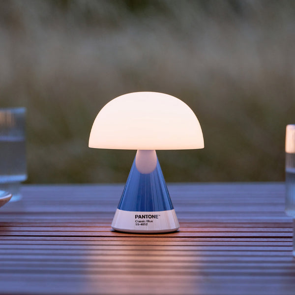 Lexon Mina Medium Portable Led Lamp Pantone Classic Blue Night Lights