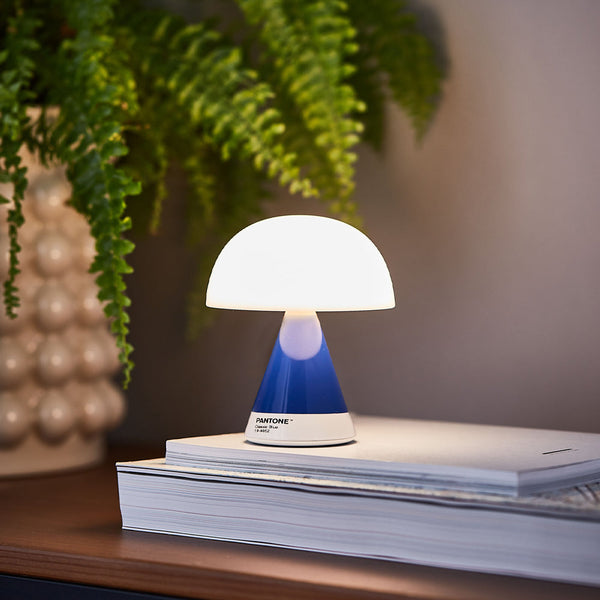 Lexon Mina Medium Portable Led Lamp Pantone Classic Blue Night Lights