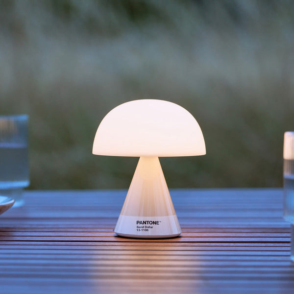 Lexon Mina Medium Portable Led Lamp Pantone Sand Night Lights