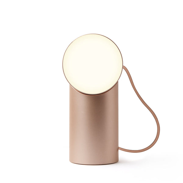 Lexon Orbe Led Lamp With Moving Head Gold Lamps