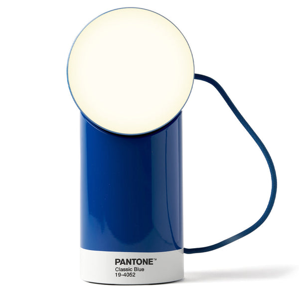 Lexon Orbe Led Lamp With Moving Head Pantone Classic Blue Night Lights