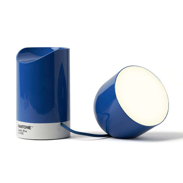 Lexon Orbe Led Lamp With Moving Head Pantone Classic Blue Night Lights
