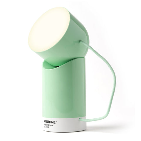 Lexon Orbe Led Lamp With Moving Head Pantone Green Night Lights