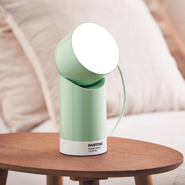 Lexon Orbe Led Lamp With Moving Head Pantone Green Night Lights