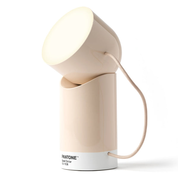 Lexon Orbe Led Lamp With Moving Head Pantone Sand Night Lights