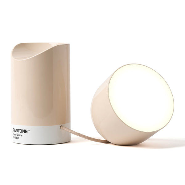 Lexon Orbe Led Lamp With Moving Head Pantone Sand Night Lights