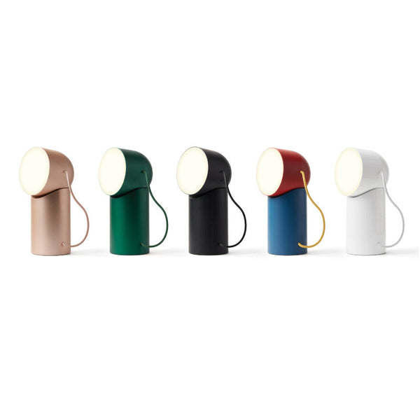Lexon Orbe Led Lamp With Moving Head Gold Lamps