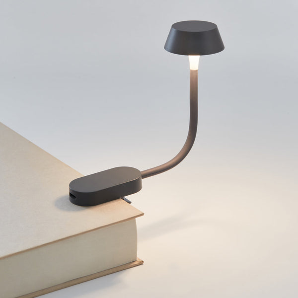 Lexon Mimi Flexible Led Lamp Gunmetal Night Lights