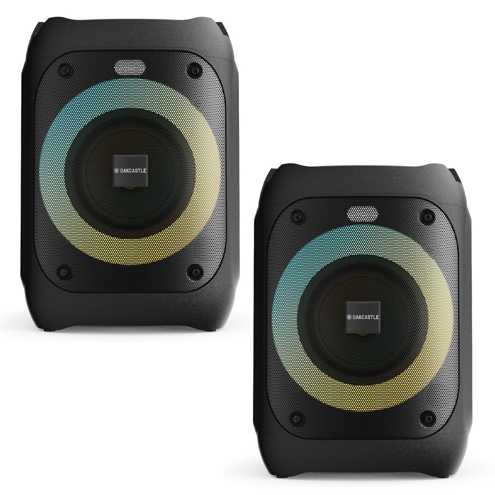 Majority Ps100 Bundled Party Speaker 40W Bluetooth Karaoke Dj System Black Home Speakers & Subwoofers