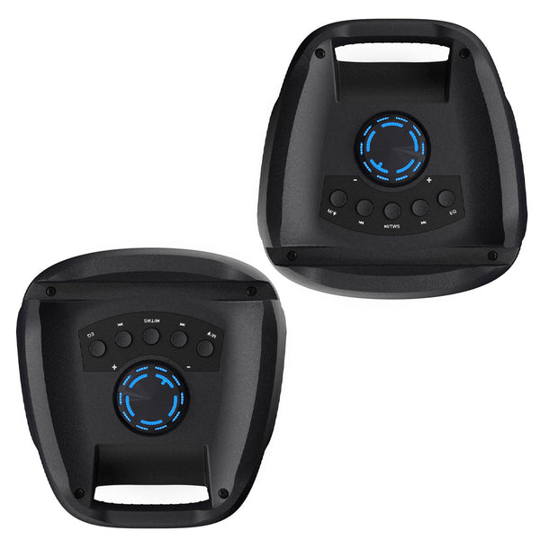 Majority Ps100 Bundled Party Speaker 40W Bluetooth Karaoke Dj System Black Home Speakers & Subwoofers