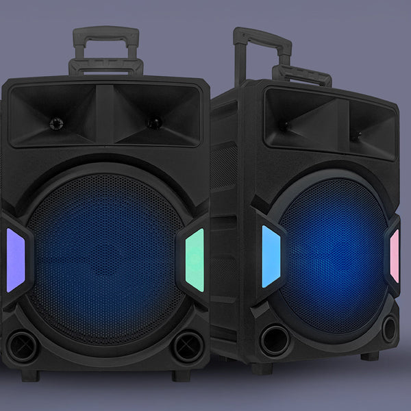Majority Ps500 Bundled Pa System 150W Bluetooth Karaoke Dj Party Black Home Speakers & Subwoofers