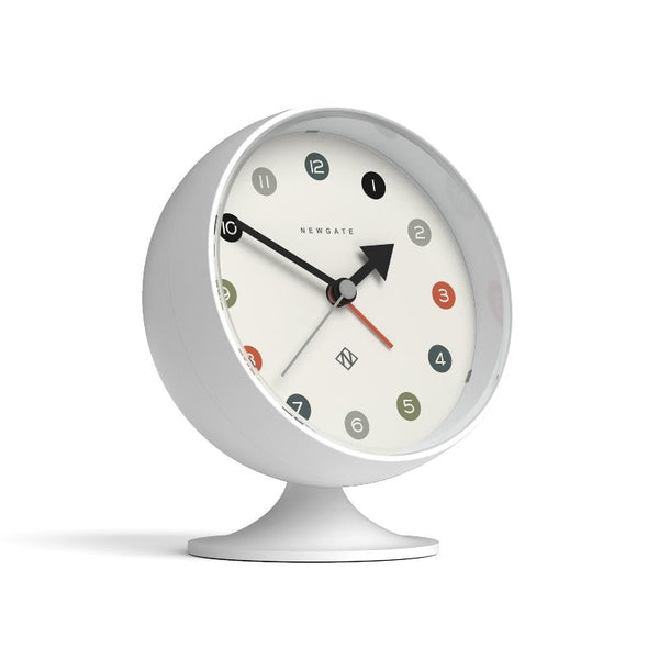 Alarm Clocks & Clock Radios Newgate Spheric Alarm Clock White