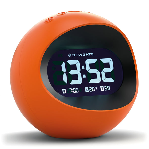 Centre Of The Earth Lcd Alarm Clock Pumpkin Orange Alarm Clocks & Clock Radios
