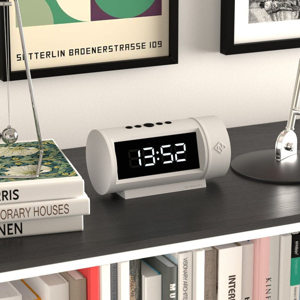 Alarm Clocks & Clock Radios Newgate Pil Led Alarm Clock White