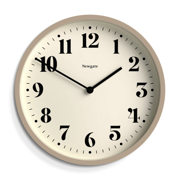 Number Four Wall Clock Matte Stone Alarm Clocks & Clock Radios