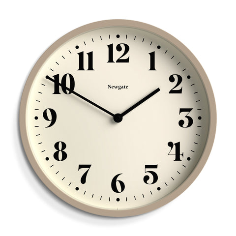 Number Four Wall Clock Matte Stone Alarm Clocks & Clock Radios