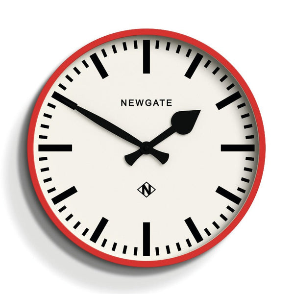 Newgate Railway Clock Red Alarm Clocks & Clock Radios