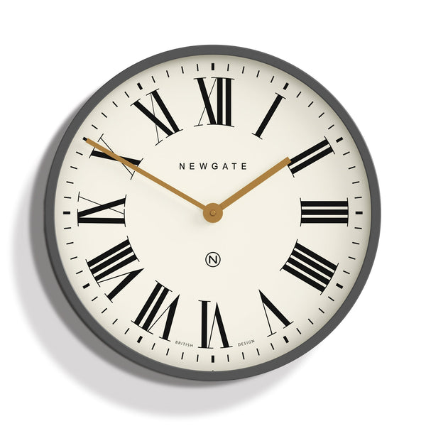 Newgate Mr Butler Wall Clock Moonstone Grey Wall Clocks