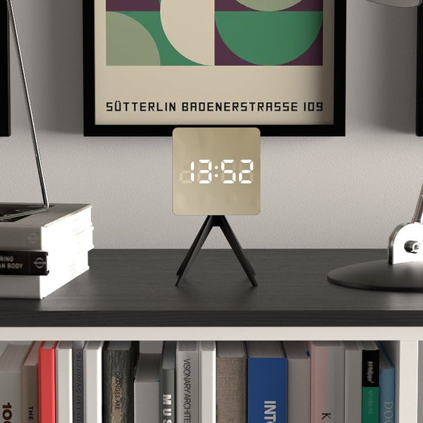 Newgate Space Hotel Droid Led Alarm Clock Black Alarm Clocks & Clock Radios