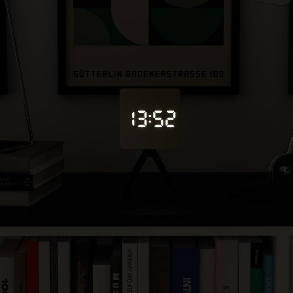 Newgate Space Hotel Droid Led Alarm Clock Black Alarm Clocks & Clock Radios