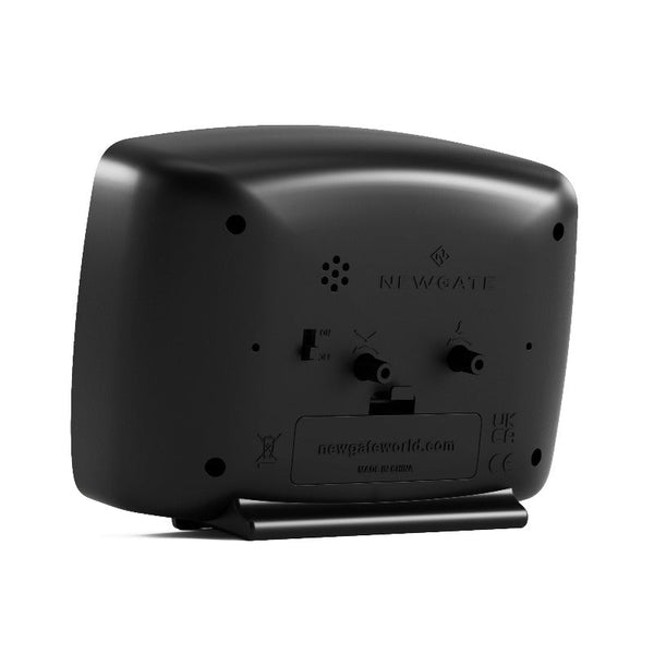 Newgate Brooklyn Alarm Clock Black Alarm Clocks & Clock Radios