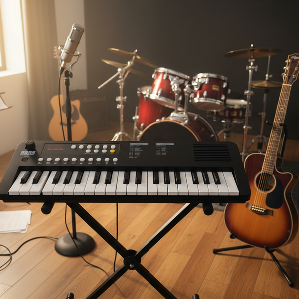 Axus Mini Keyboard 37 Black Electronic Keyboards