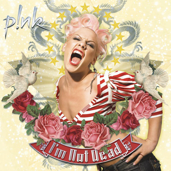 Crosley Record Storage Crate P!Nk I'm Not Dead Vinyl Album Bundle Digital Vinyl Systems (Dvs)