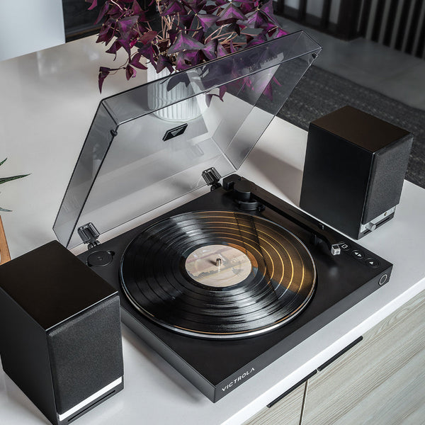 Victrola Automatic Turntable Black Turntables