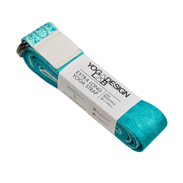 Yoga Design Lab Strap Mandala Turquoise Yoga Straps