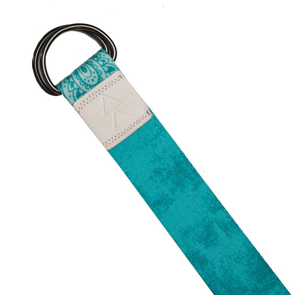 Yoga Design Lab Strap Mandala Turquoise Yoga Straps
