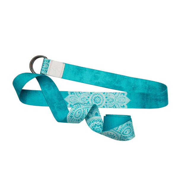Yoga Design Lab Strap Mandala Turquoise Yoga Straps