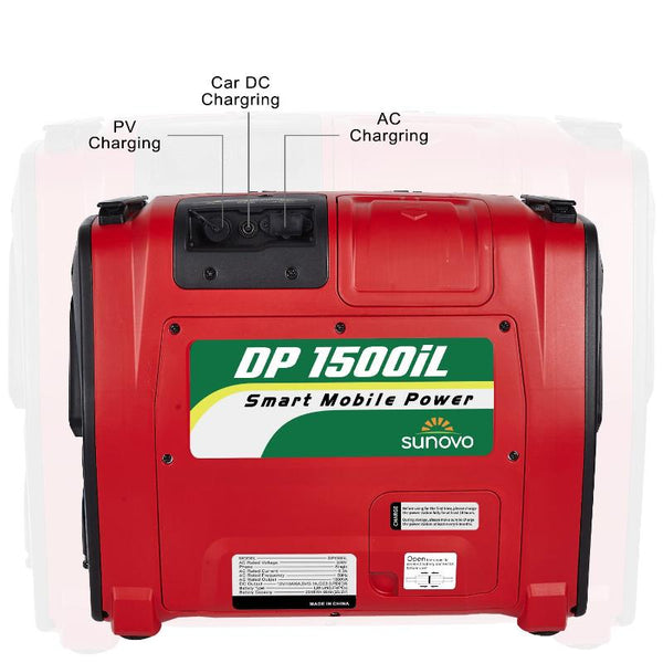Sunovo 1500W Portable Power Station Solar Inverter Generator Generators