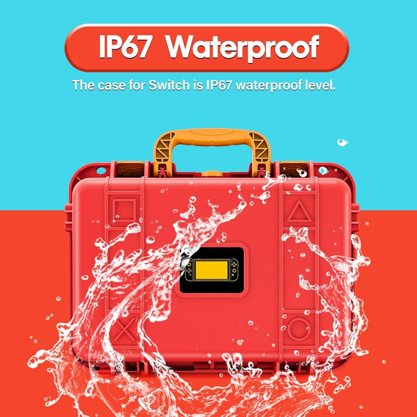 Devaso Carrying Case For Nintendo Switch Oled Professional Safe Hard Red & Blue Bags Skins & Travel Cases