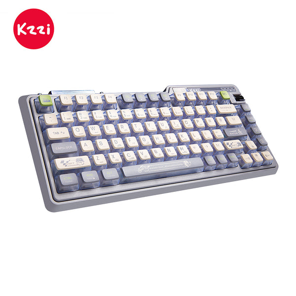 Kzzi K75 Pro Rgb 75% Wireless Gasket Mechanical Night Grey Keyboard Triple Mode Eternity Tactile Switch Keyboards & Keypads