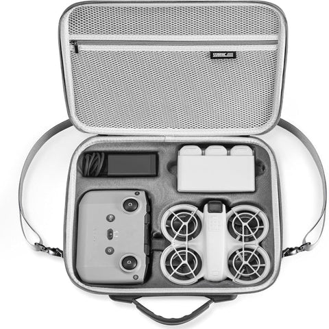 Startrc Carrying Case For Dji Neo Portable Pu Storage Protective Bag Fly More Combo Accessories Compatible With Rc N3 Remote Controller Intelligent F