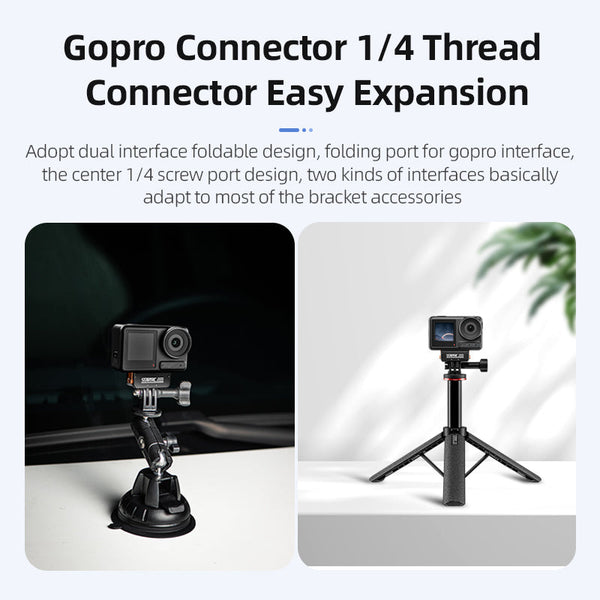 Startrc Action 5 Pro Magnetic Adapter Mount For Dji Osmo Cables & Adapters