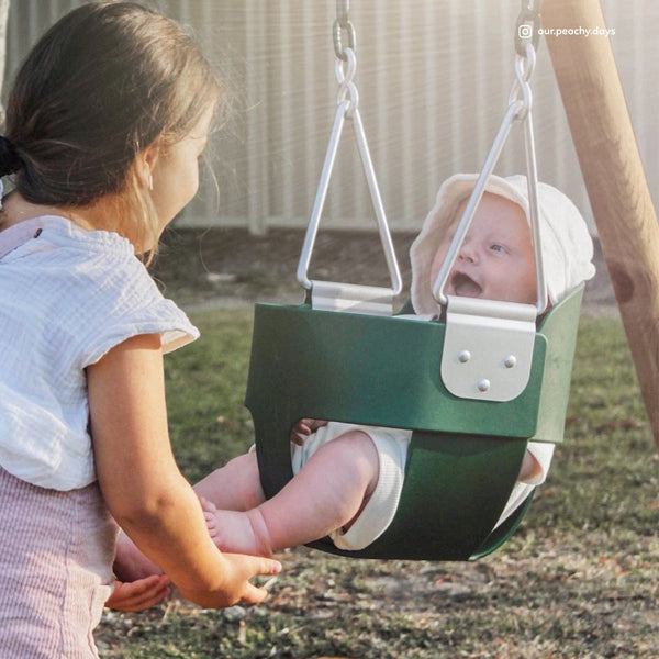 Lifespan Kids Bucket Seat Green Outdoor Swings