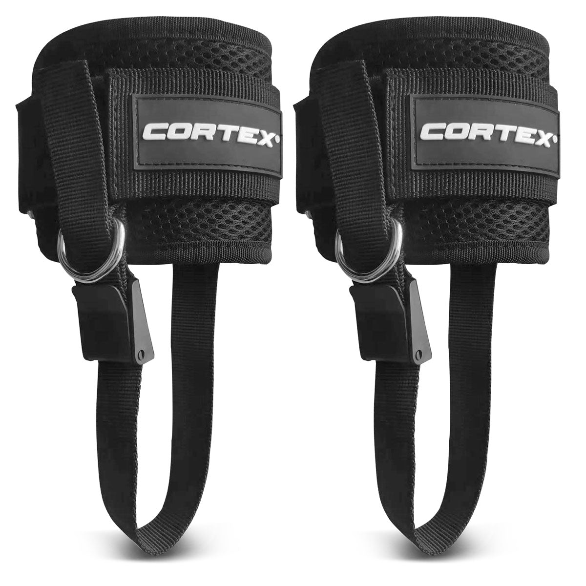 Cortex Premium Ankle Strap Cuff Cable Pulley Attachment Pair Home Gym Attachments