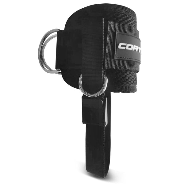 Cortex Premium Ankle Strap Cuff Cable Pulley Attachment Pair Home Gym Attachments