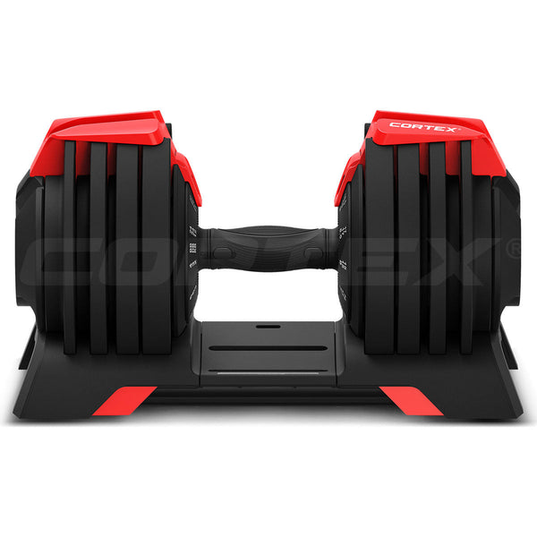 Cortex Revolock V2 24Kg Adjustable Steel Dumbbell Barbell Kettlebell All In One (Single) Dumbbells