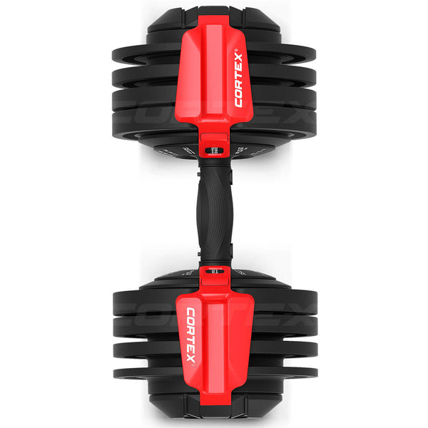 Cortex Revolock V2 24Kg Adjustable Steel Dumbbell Barbell Kettlebell All In One (Single) Dumbbells