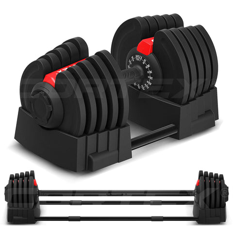 Cortex Revolock V2 40Kg Adjustable Steel Dumbbell Barbell All In One (Single) Dumbbells
