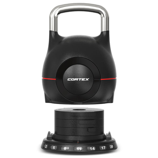 Cortex 7 In 1 Revolock Quick Adjust 20Kg Kettlebell Kettlebells