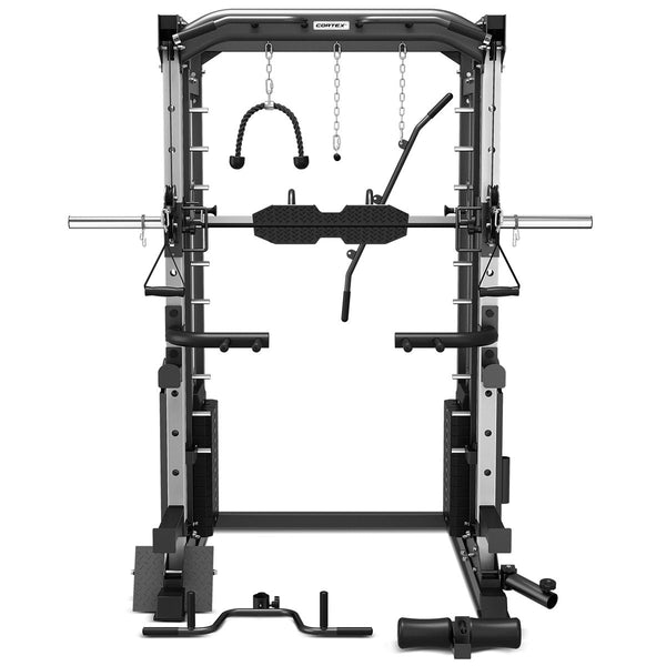 Cortex Sm25 Multi Gym (Dual Stack Functional Trainer Smith Machine Half Rack) Home Gyms