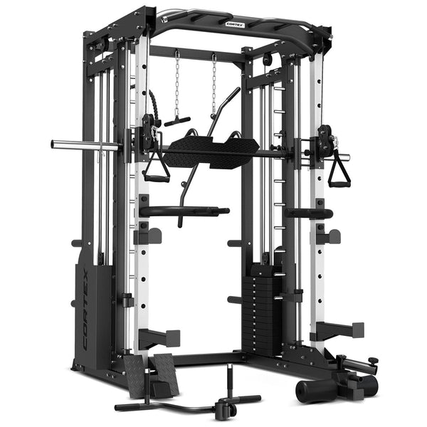 Cortex Sm25 Multi Gym (Dual Stack Functional Trainer Smith Machine Half Rack) Home Gyms